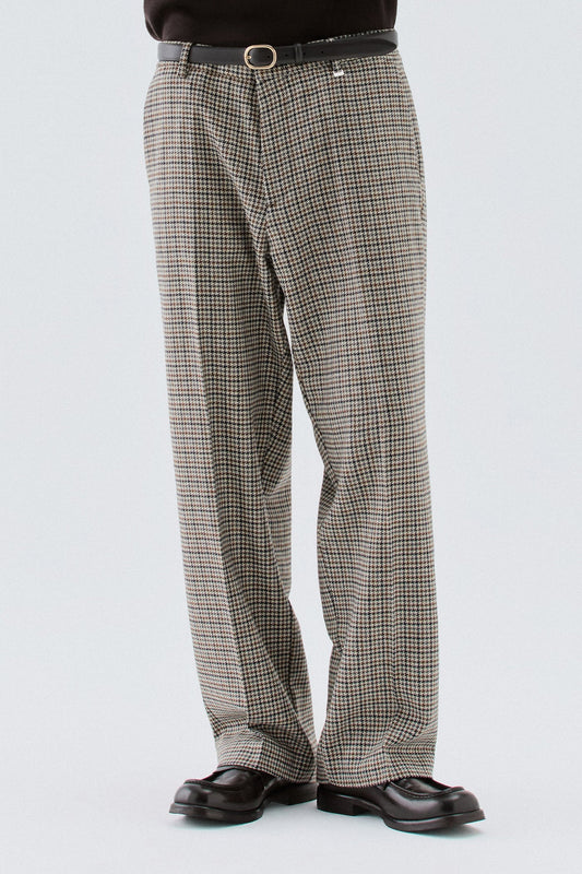 Pantaloni larghi in lana - Beige I’M BRIAN PA3907