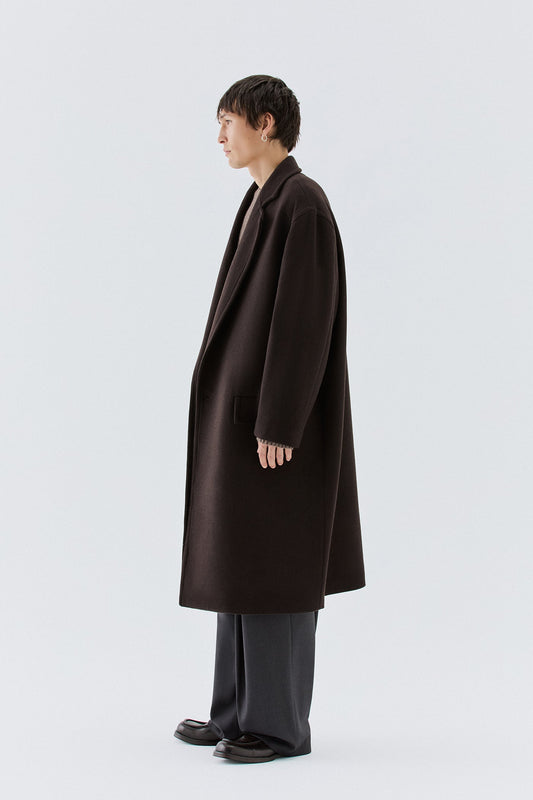 Cappotto in lana oversize - Moro I’M BRIAN CP3866