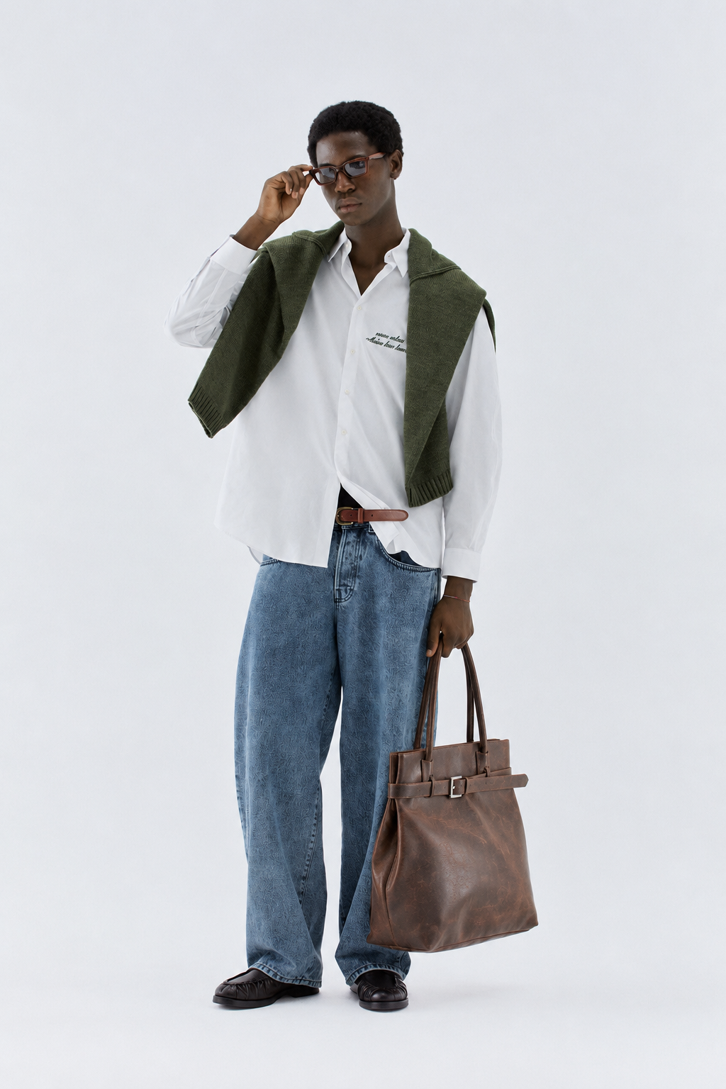 Borsa shopper in pelle - Moro I’M BRIAN