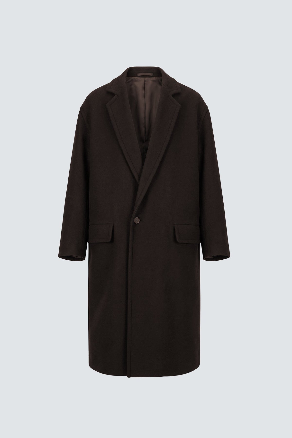 Cappotto in lana oversize - Moro I’M BRIAN CP3866