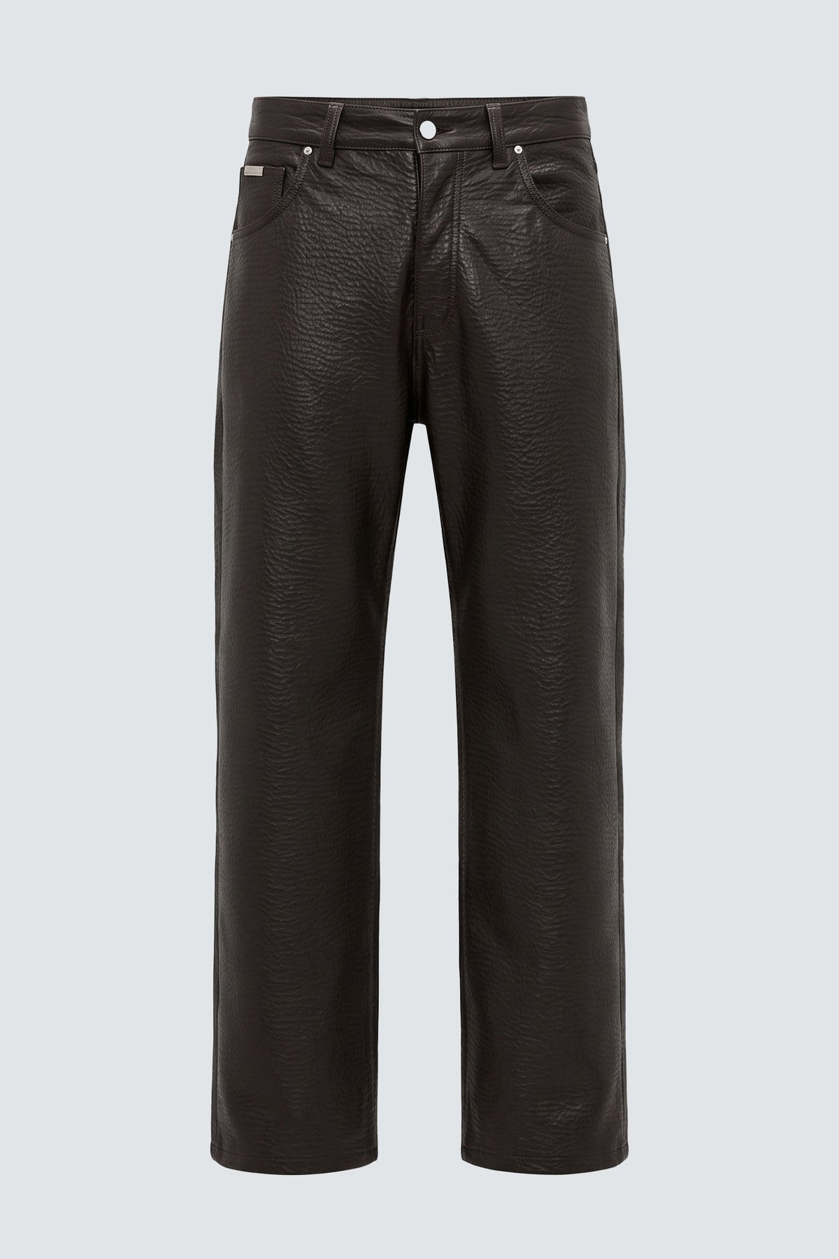 Pantaloni ampi effetto pelle - Moro I’M BRIAN PA3902