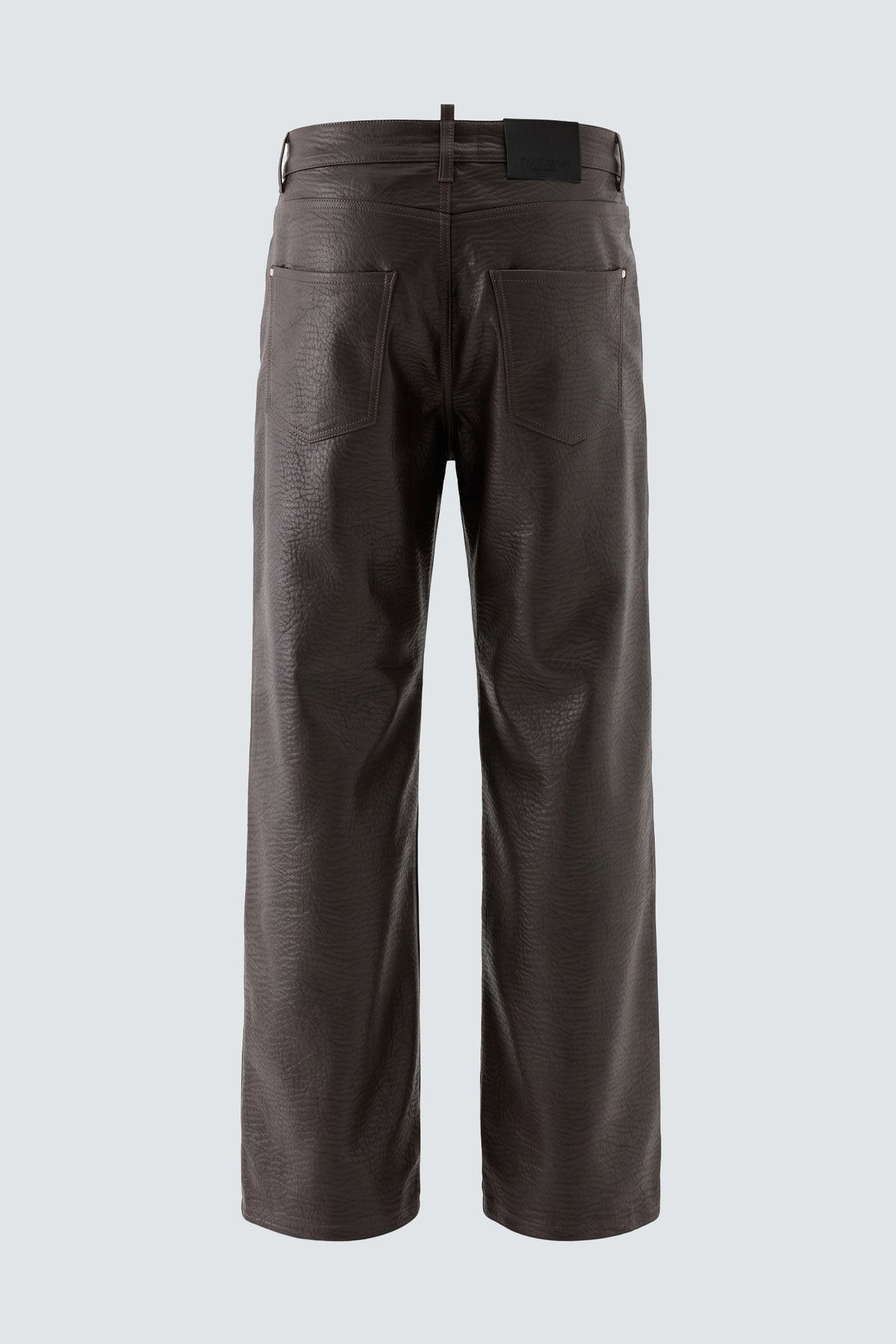 Pantaloni ampi effetto pelle - Moro I’M BRIAN PA3902