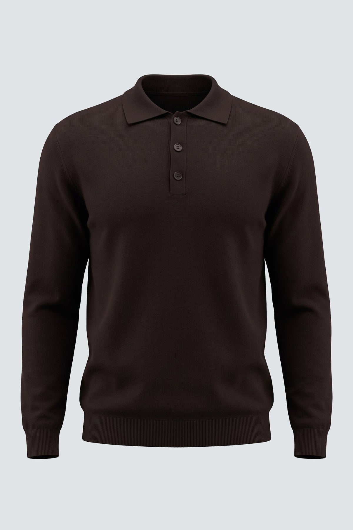 Polo in maglia rasata - Moro I’M BRIAN MA3816